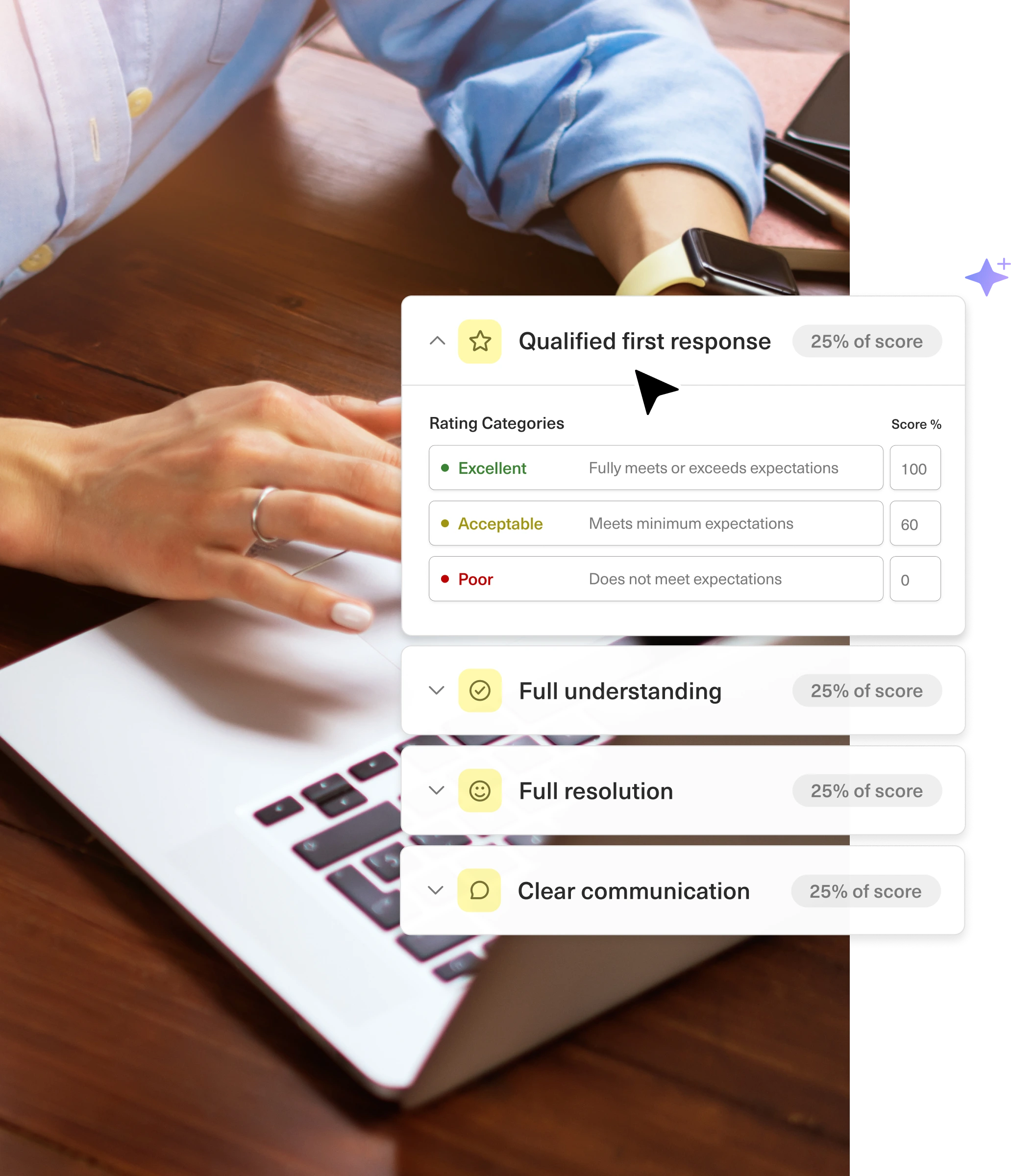 Stay in control of how AI evaluates your team