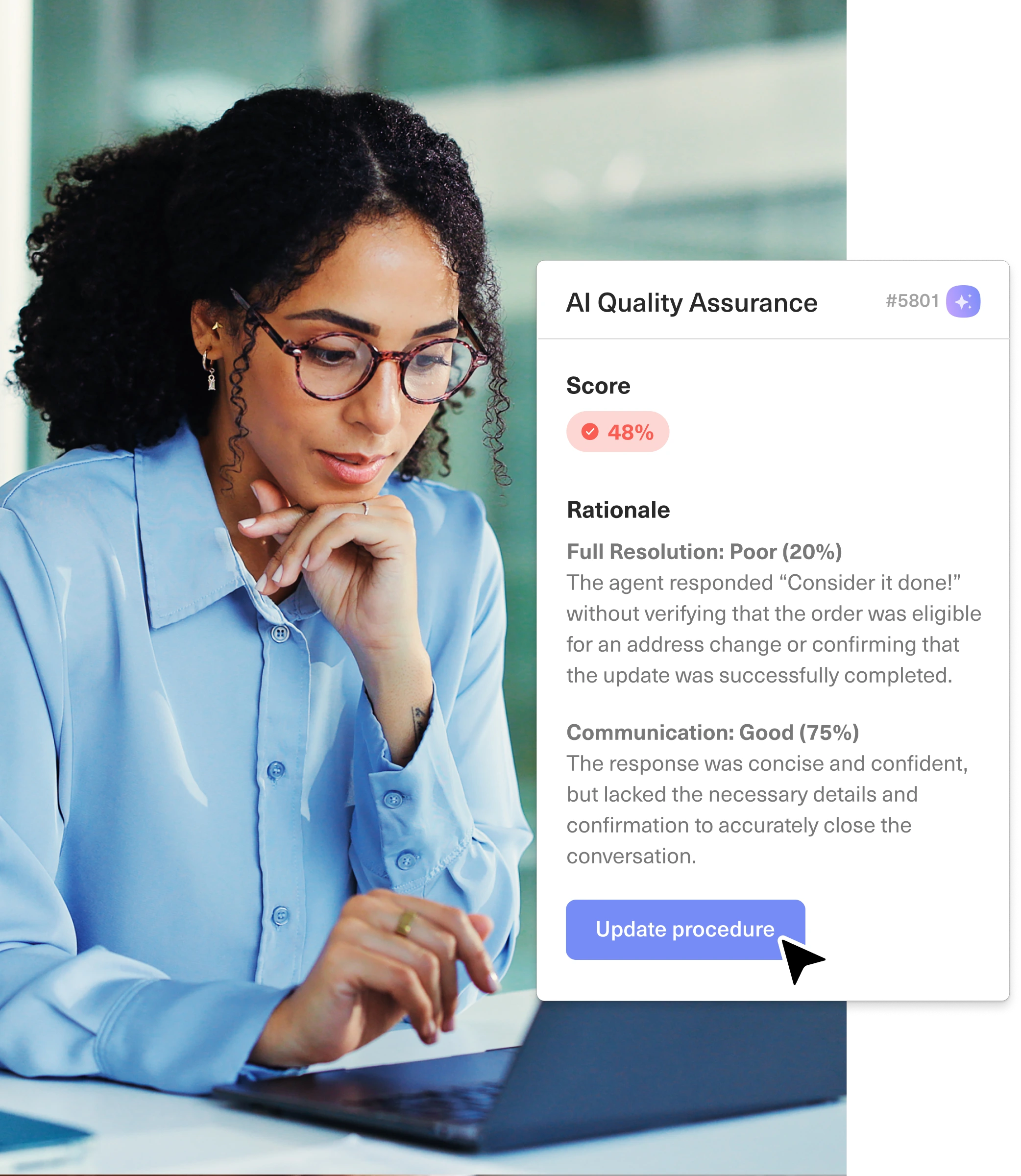 Evaluate your AI agents’ own behavior