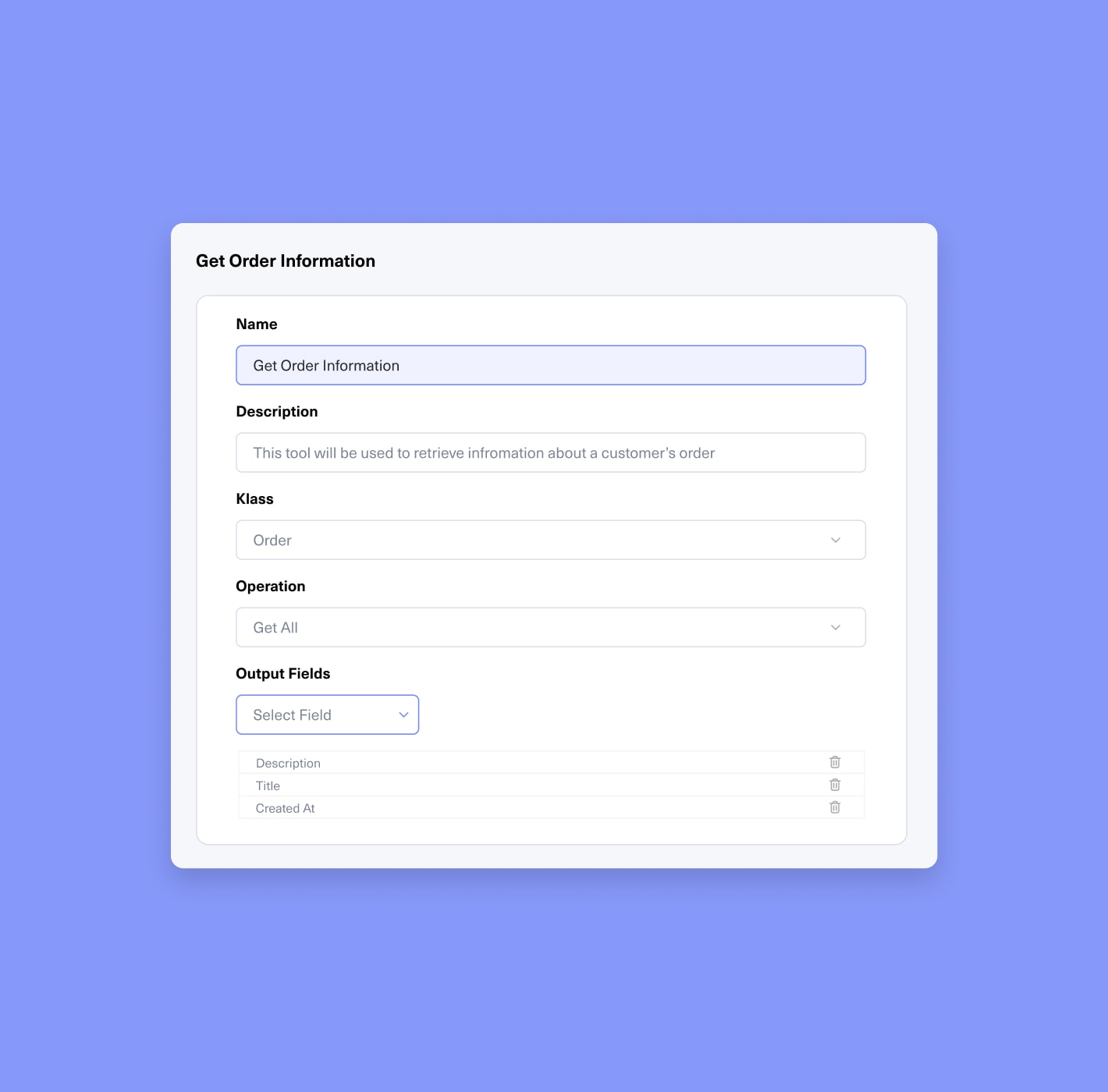 Equip AI Agents with the tools they need to perform specific tasks and actions