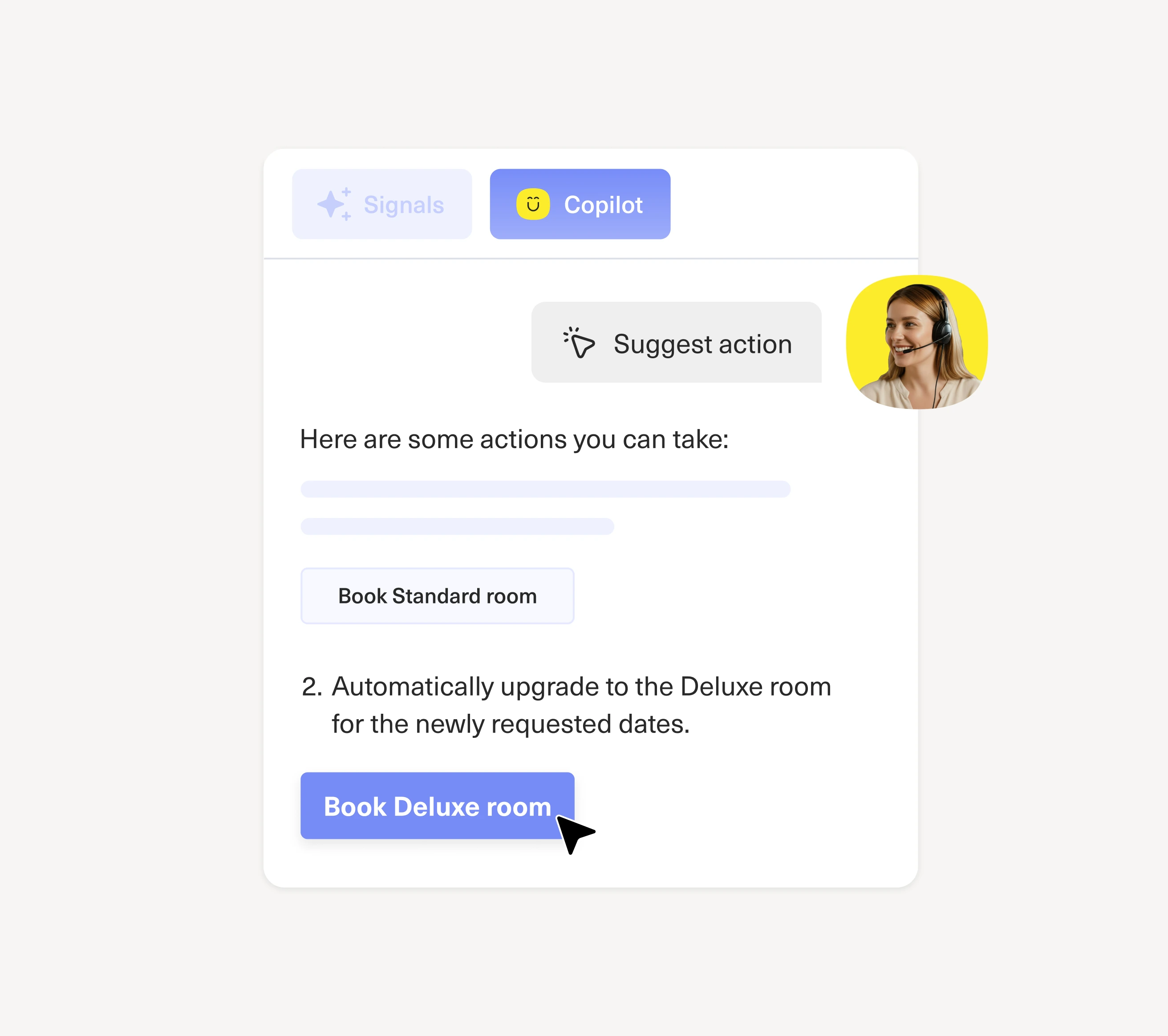 AI in the conversation, not in the way