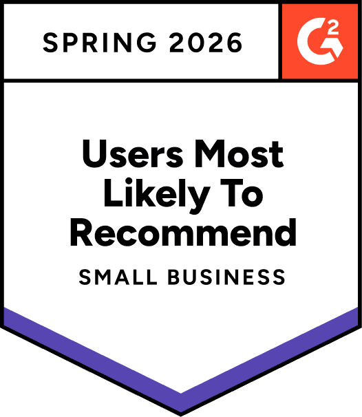 G2 Most Likely to Recommend SMB