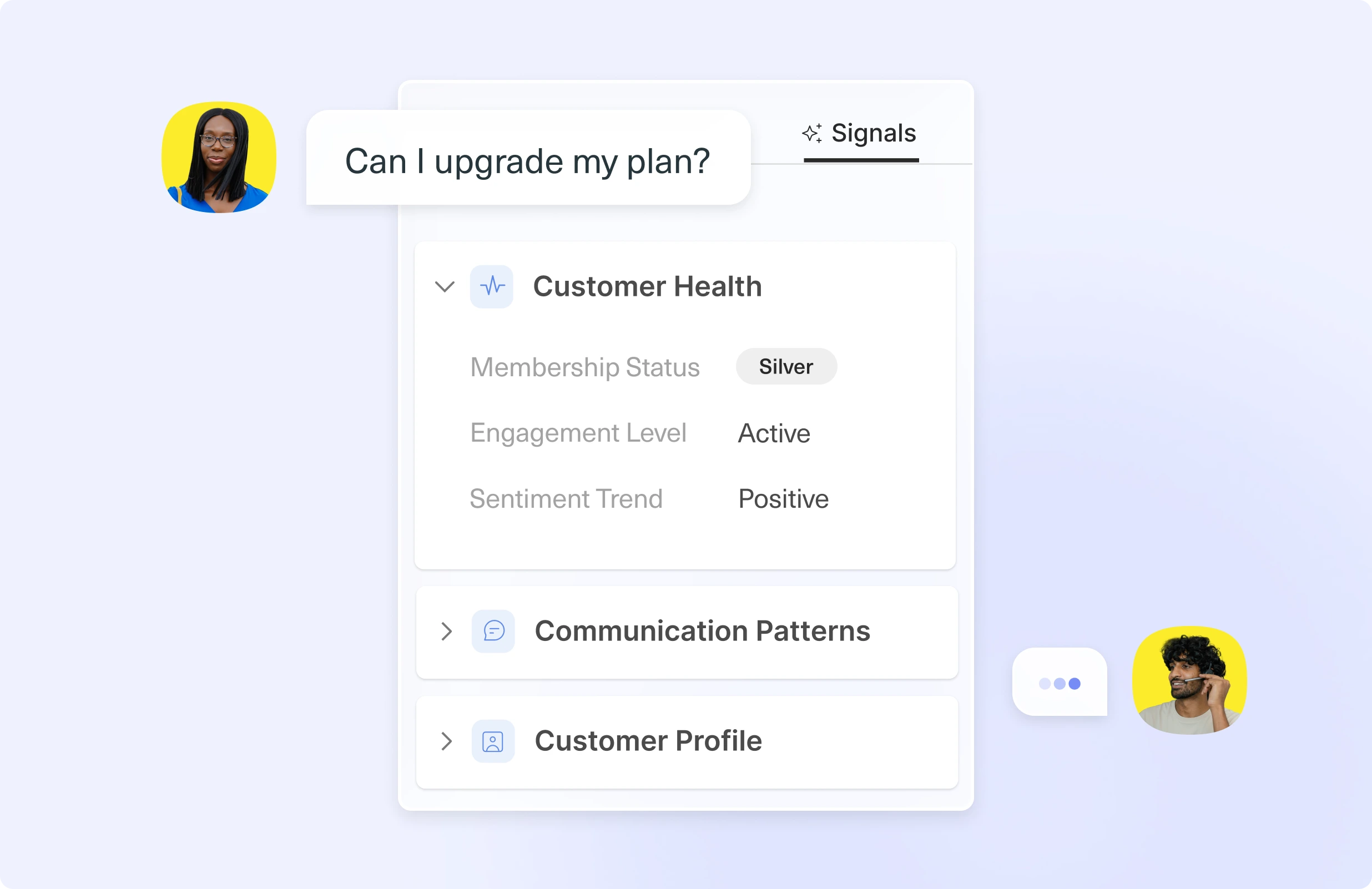 Real-time revenue signals