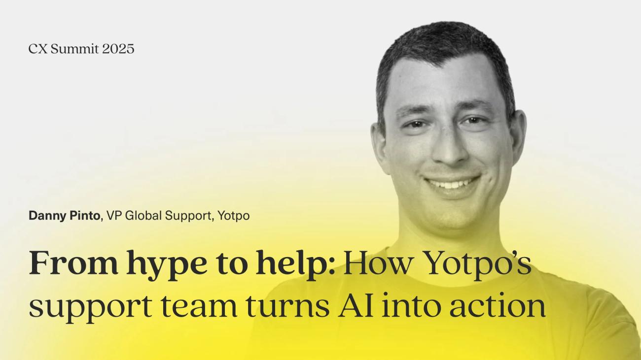 From hype to help: How Yotpo's support team turns AI into action