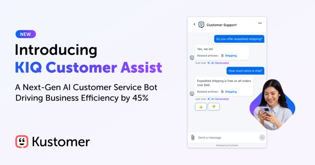 Introducing KIQ Customer Assist: A Next-Gen AI Customer Service Bot Driving Efficiency by 45%