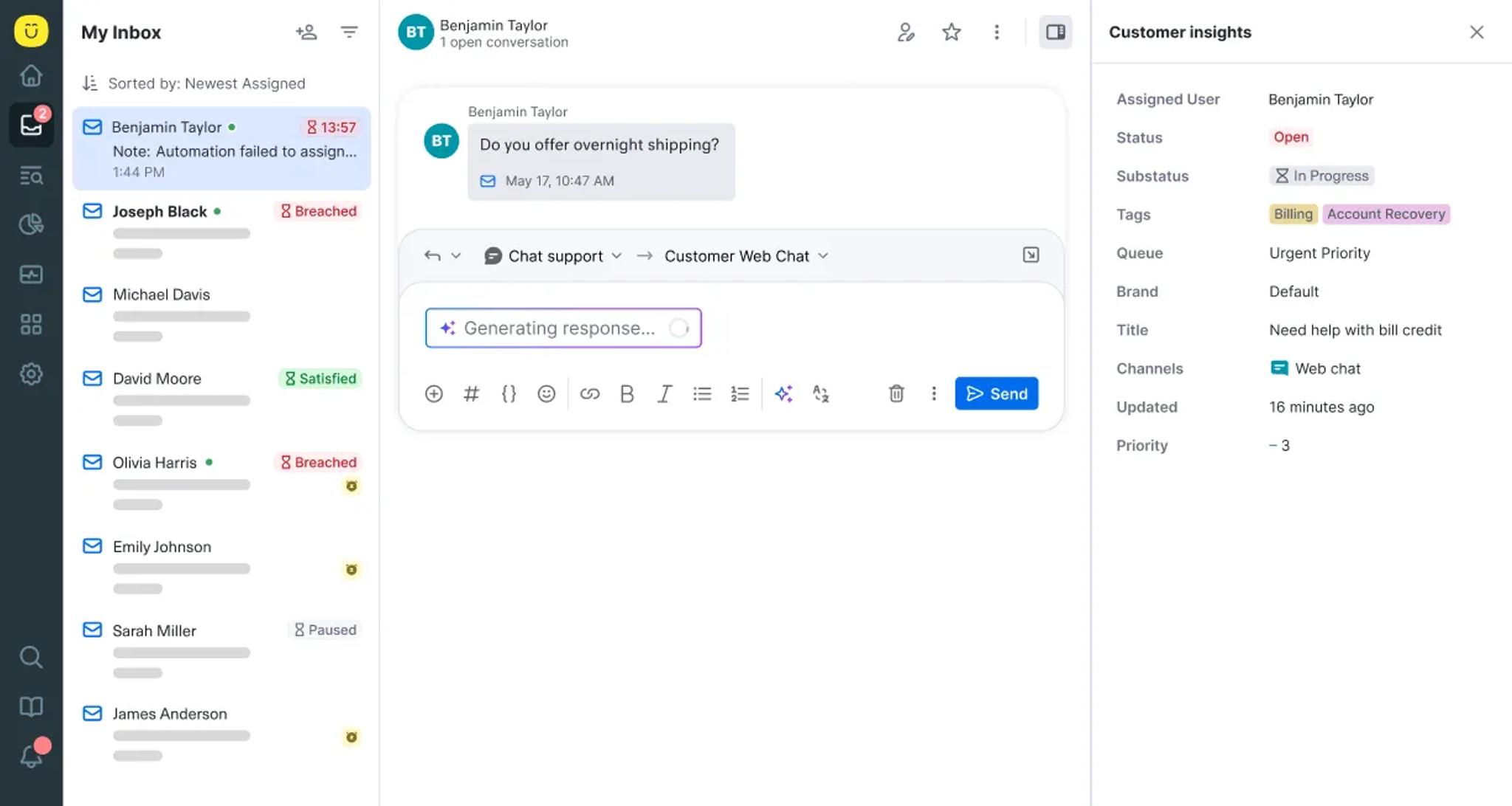 CRM integration