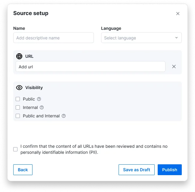 Screenshot of the Kustomer UI adding additional data sources