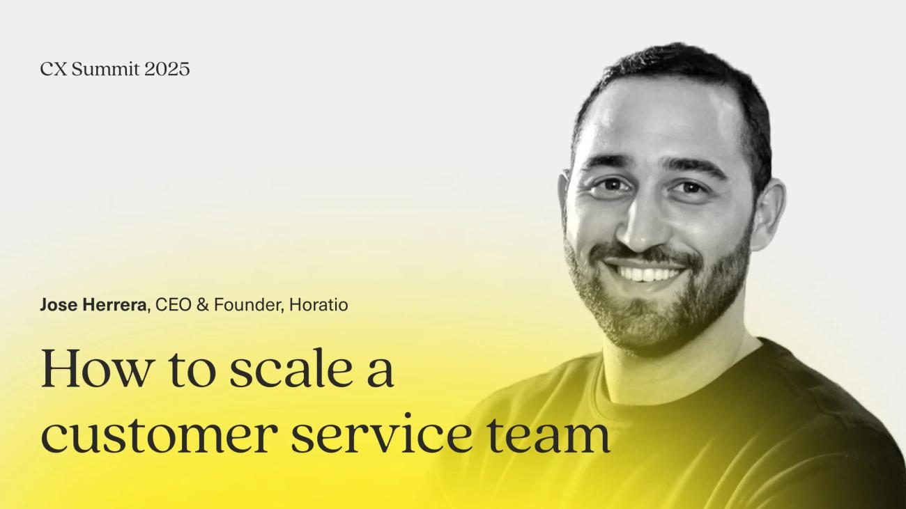 How to scale a customer service team