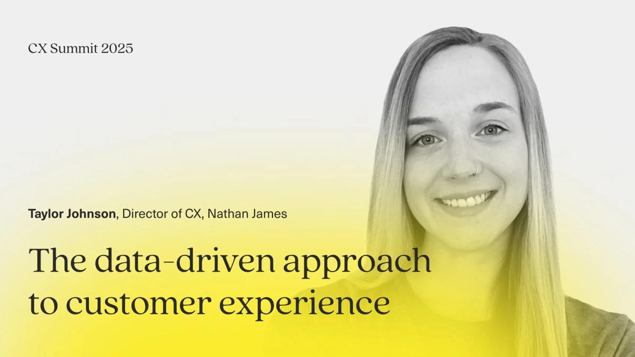 The data-driven approach to customer experience