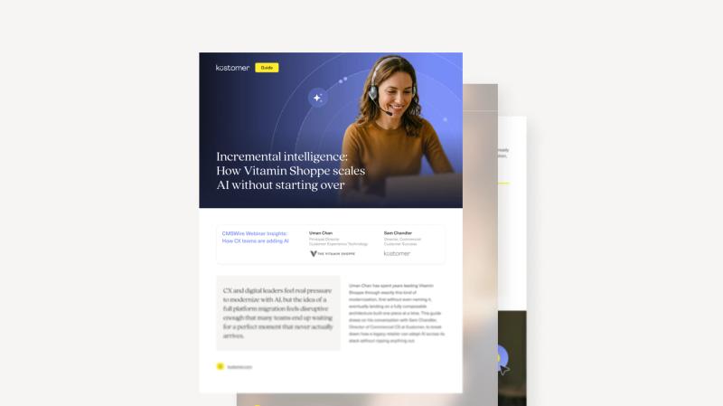 Incremental Intelligence: How Vitamin Shoppe Scales AI Without Starting Over