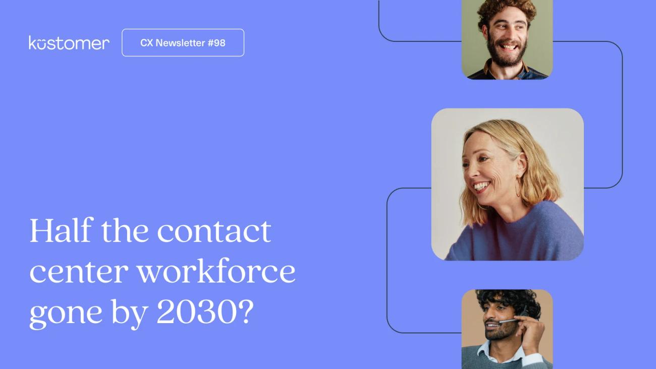 Half the contact center workforce gone by 2030?