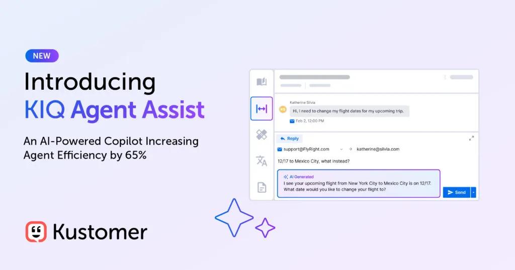 Introducing KIQ Agent Assist — Increasing Agent Efficiency by 65% With a Breakthrough AI-Powered Agent Copilot