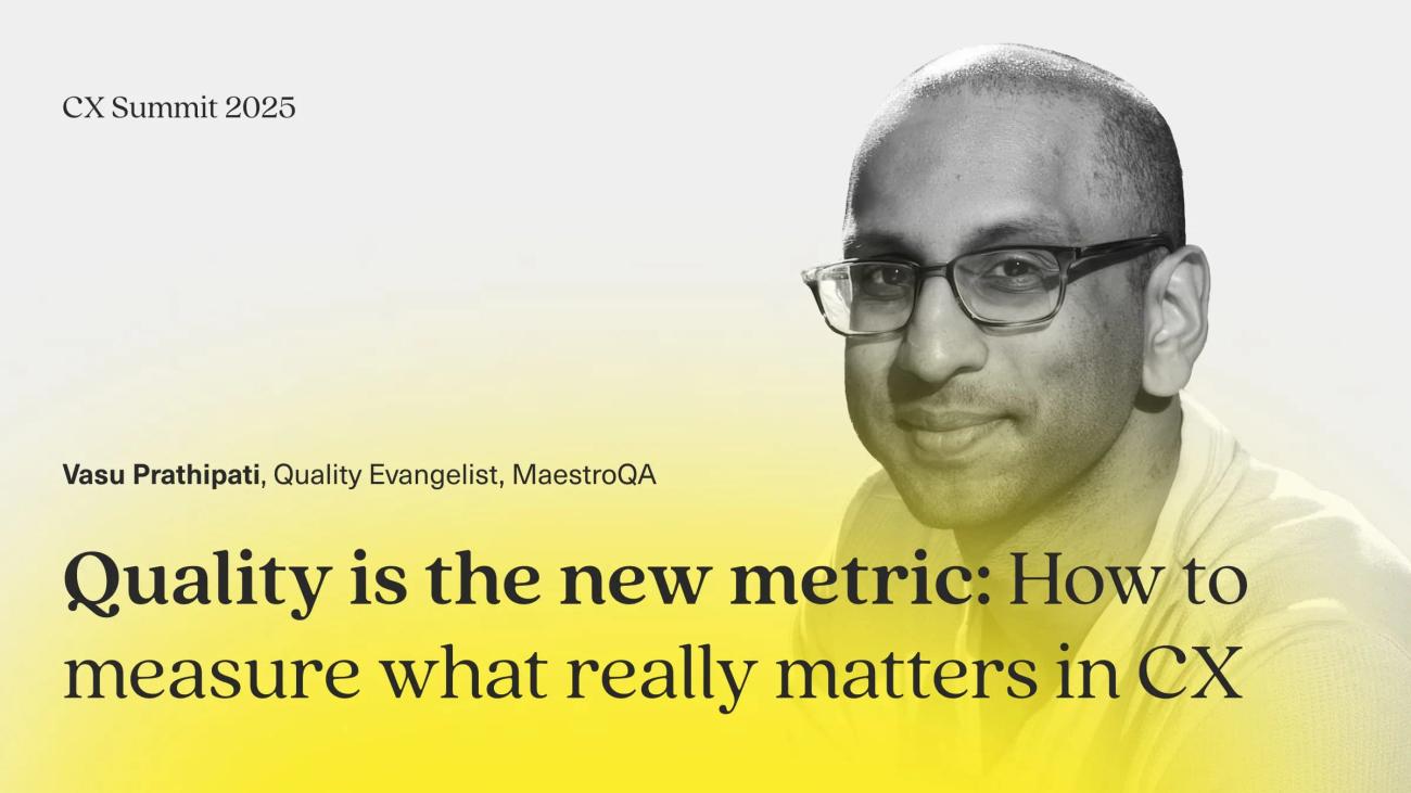 How to measure what really matters in CX