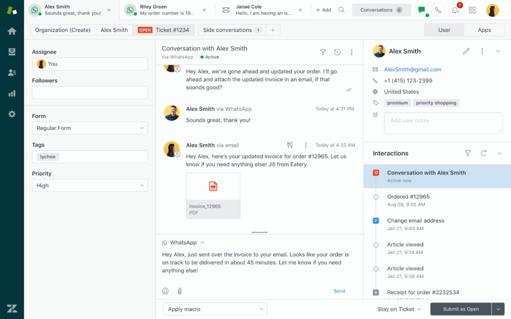 A screenshot of a chat displayed within the Block Editor—perfect for sharing in your blog or newsletter.
